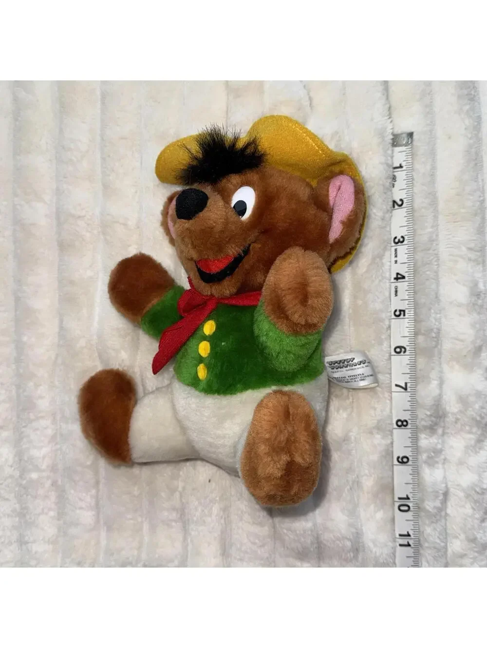 Vintage Speedy Gonzales‎ Plush Looney Tunes 1991 Mexican Mouse Stuffed Animal
